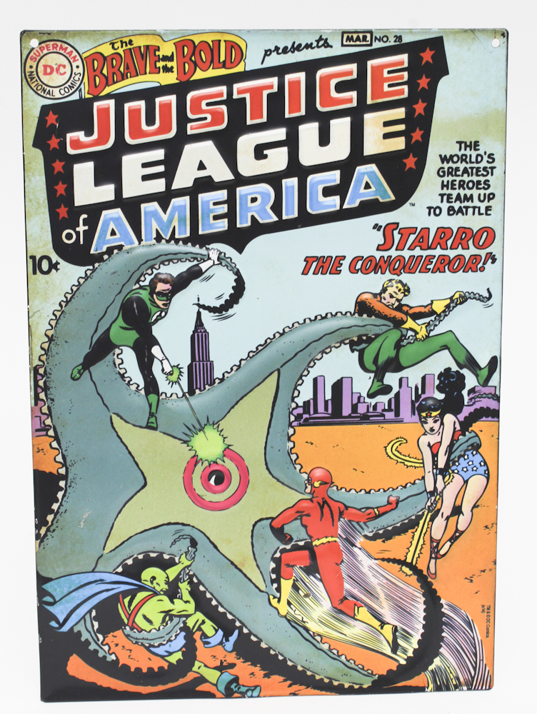 DC Comics Superhero Tin Signs