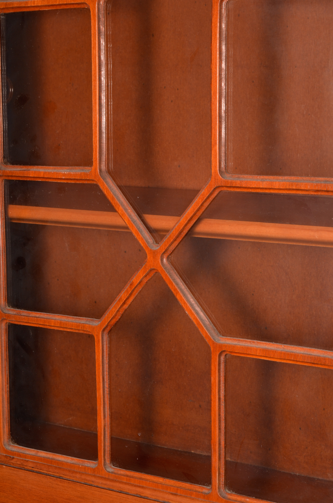 Vintage Chippendale Style Secretary Bookcase