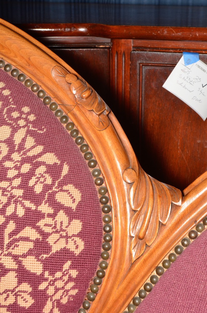 Vintage Rococo Revival Style Sofa