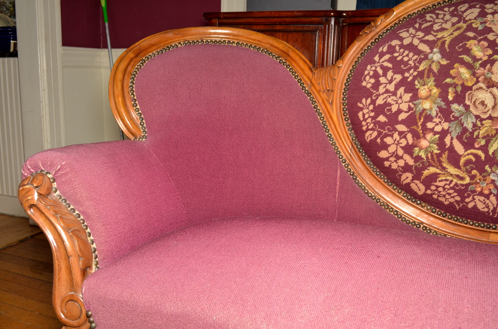 Vintage Rococo Revival Style Sofa