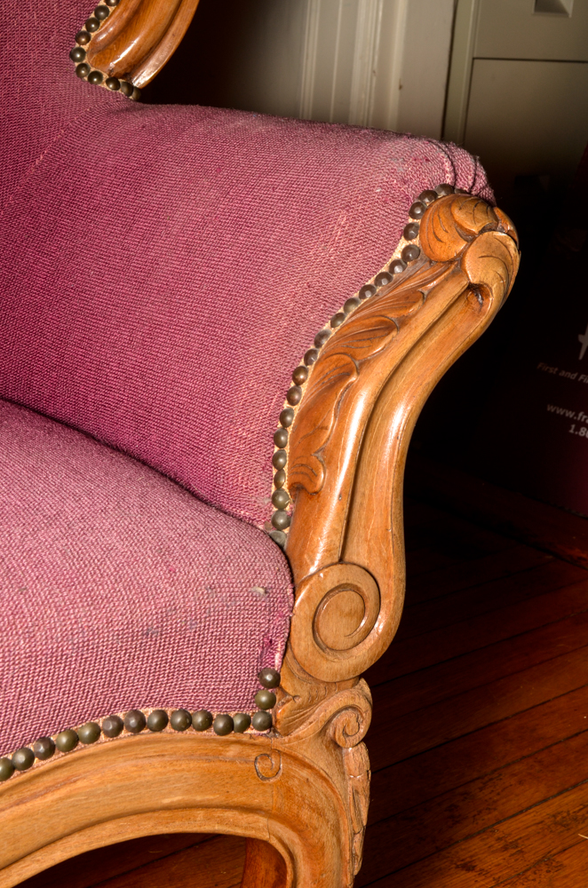 Vintage Rococo Revival Style Sofa