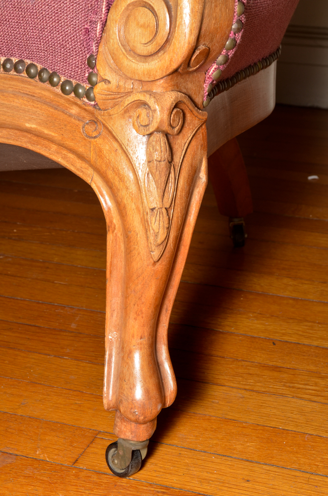 Vintage Rococo Revival Style Sofa