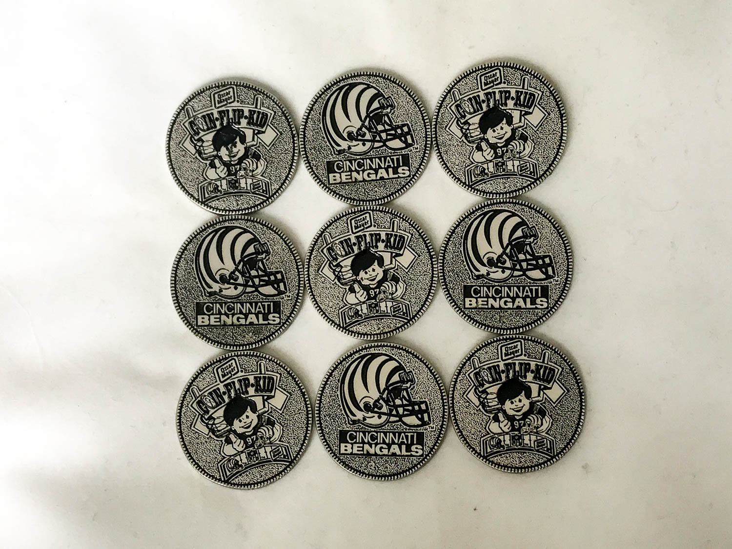Bengals Coin-Flip-Kid Coins