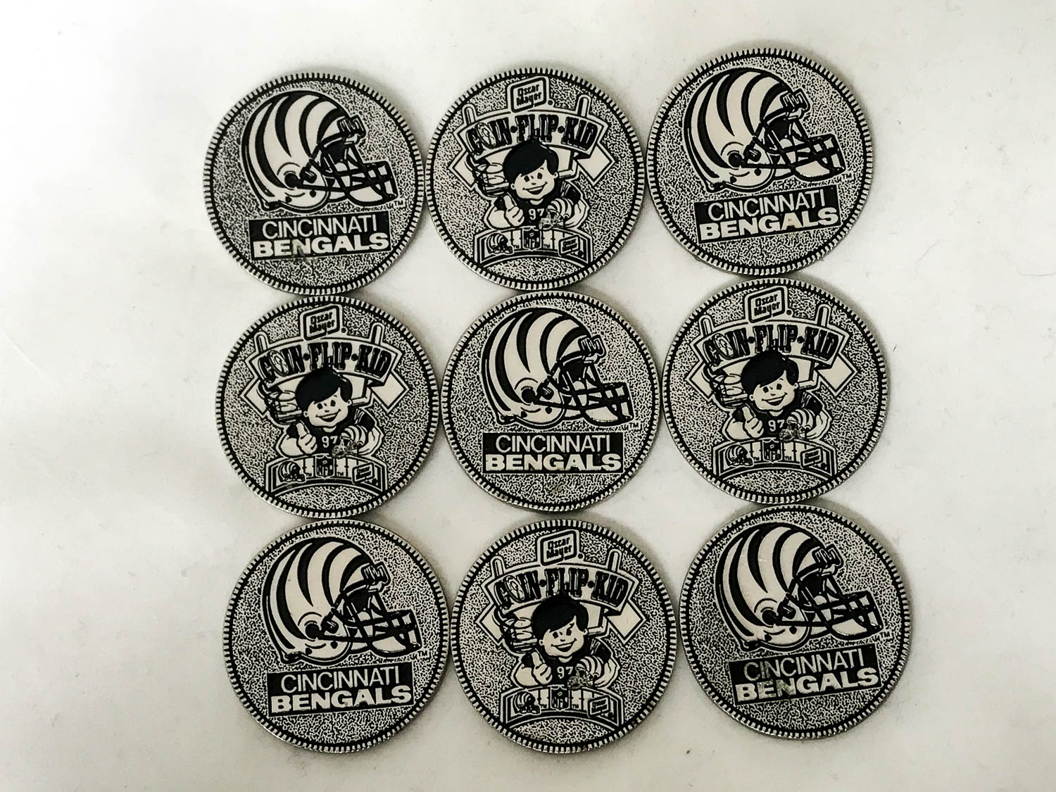 Bengals Coin-Flip-Kid Coins