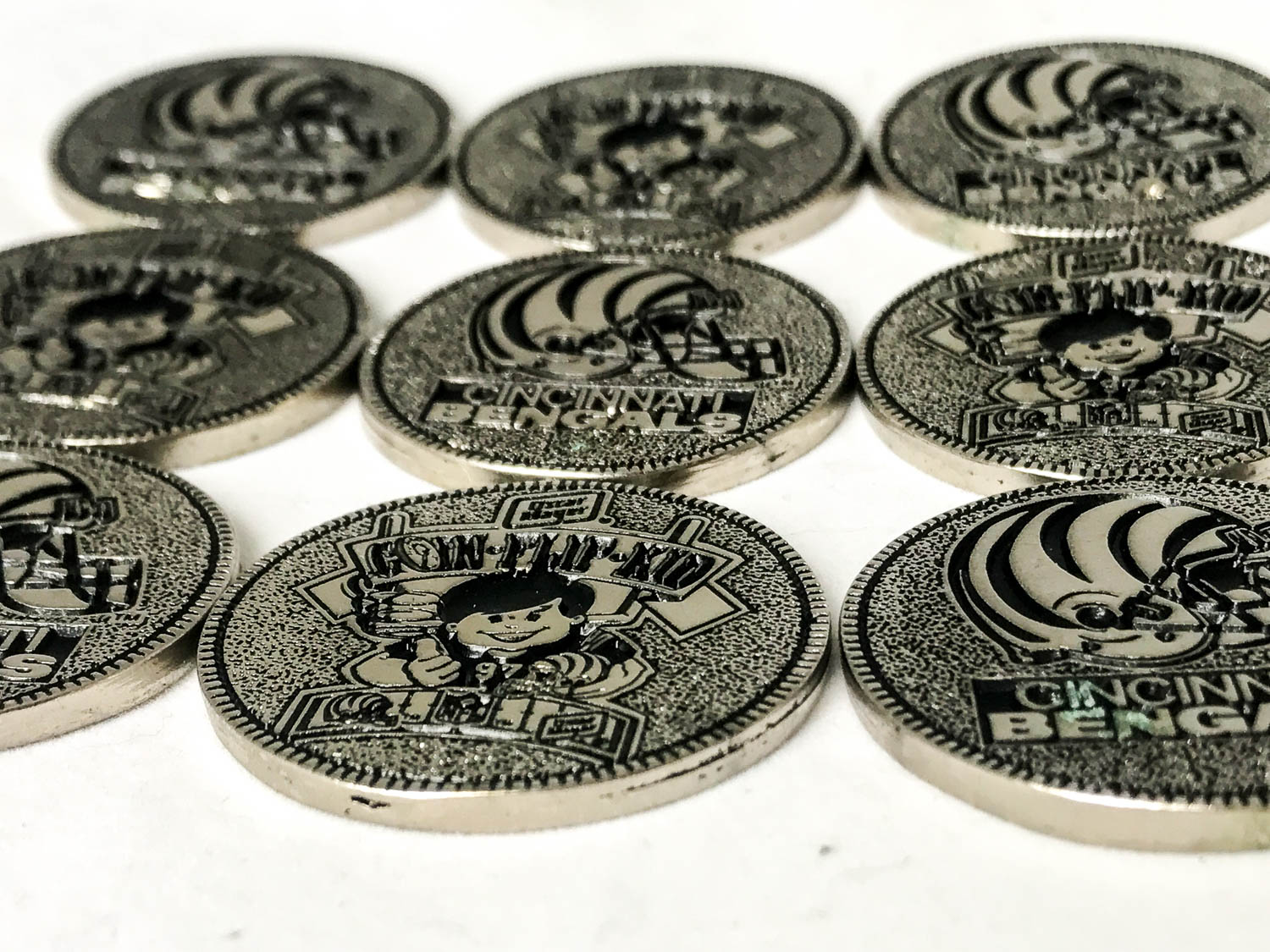 Bengals Coin-Flip-Kid Coins