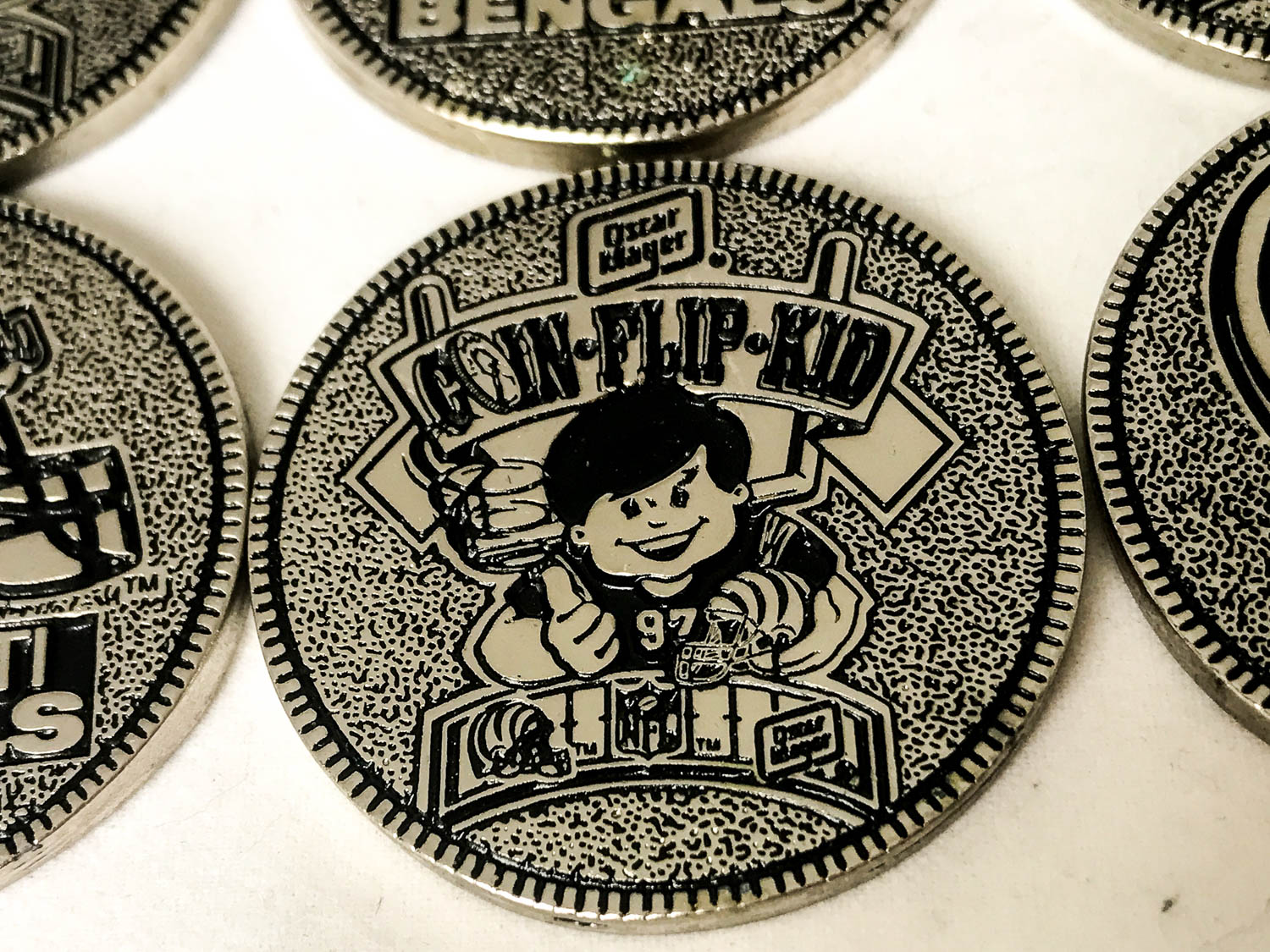 Bengals Coin-Flip-Kid Coins