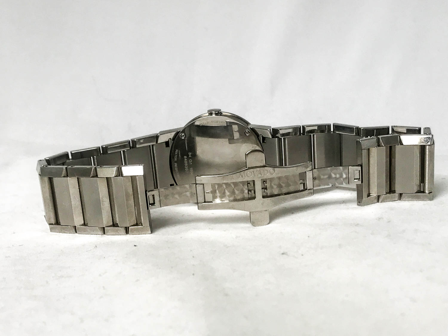 Stainless Steel Swiss Movado Made Sapphire Crystal Watch