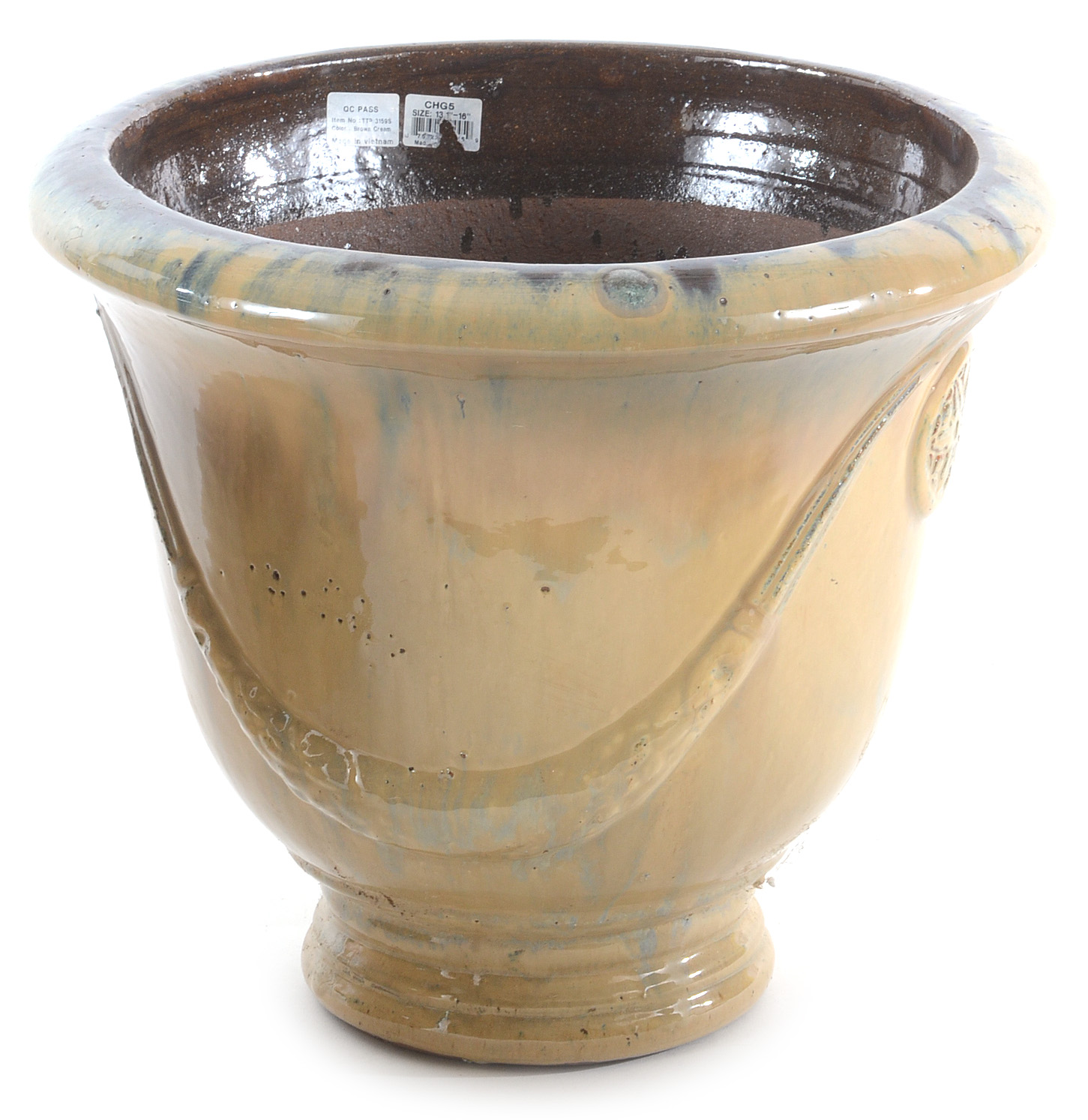 Assorted Glazed Ceramic Garden Planters