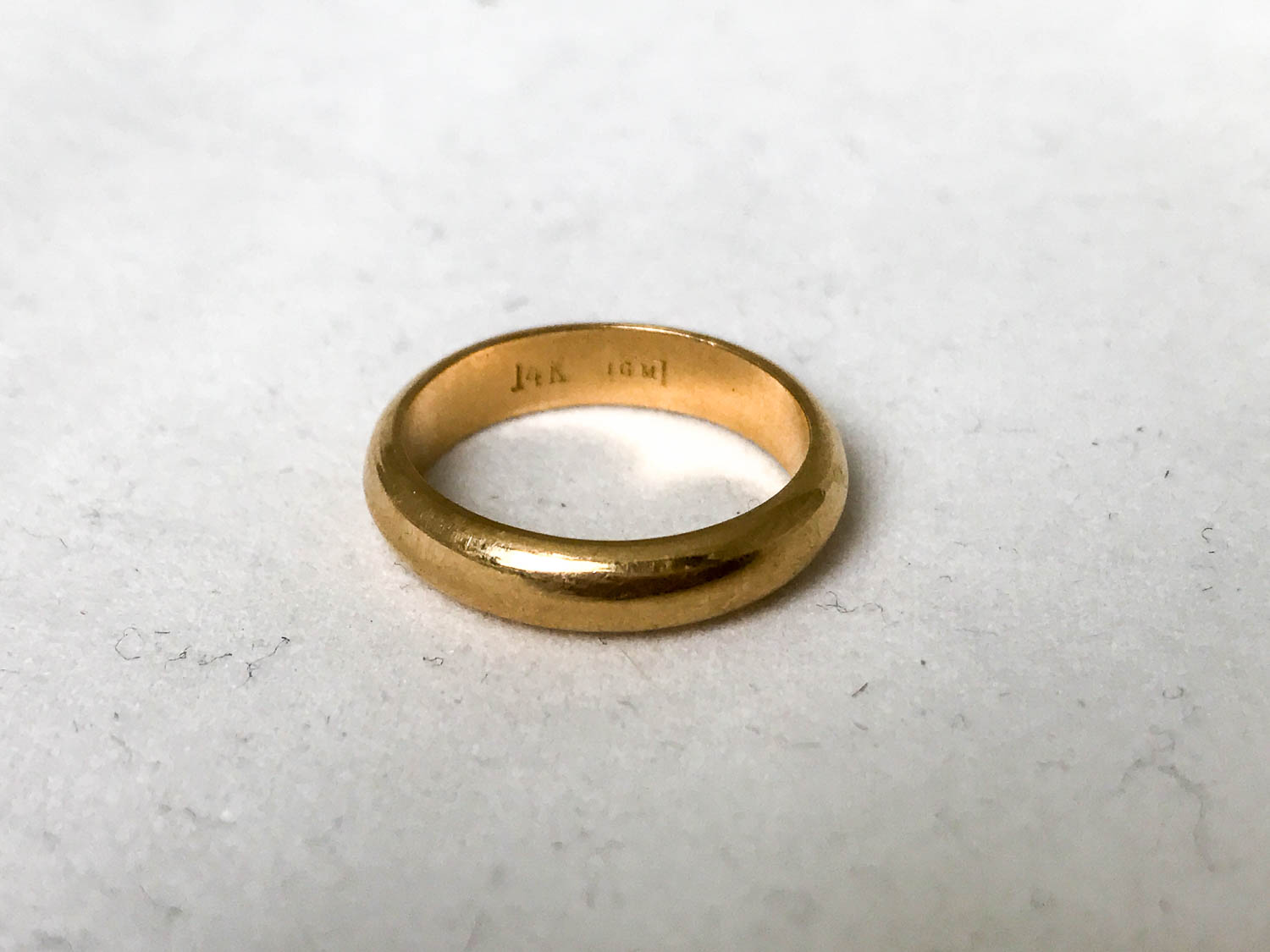 14K Gold Wedding Band