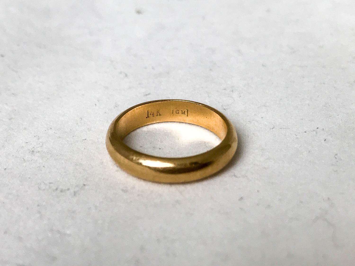 14K Gold Wedding Band