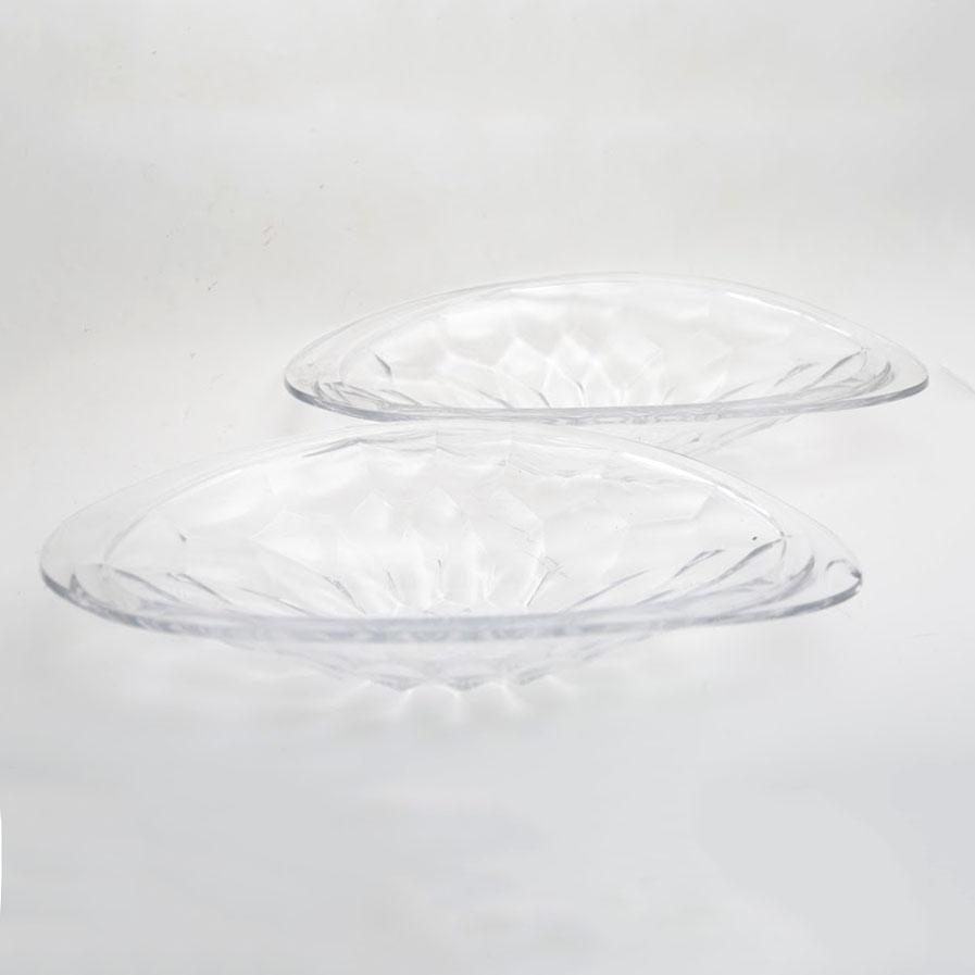 Large Oval Glass Bowls