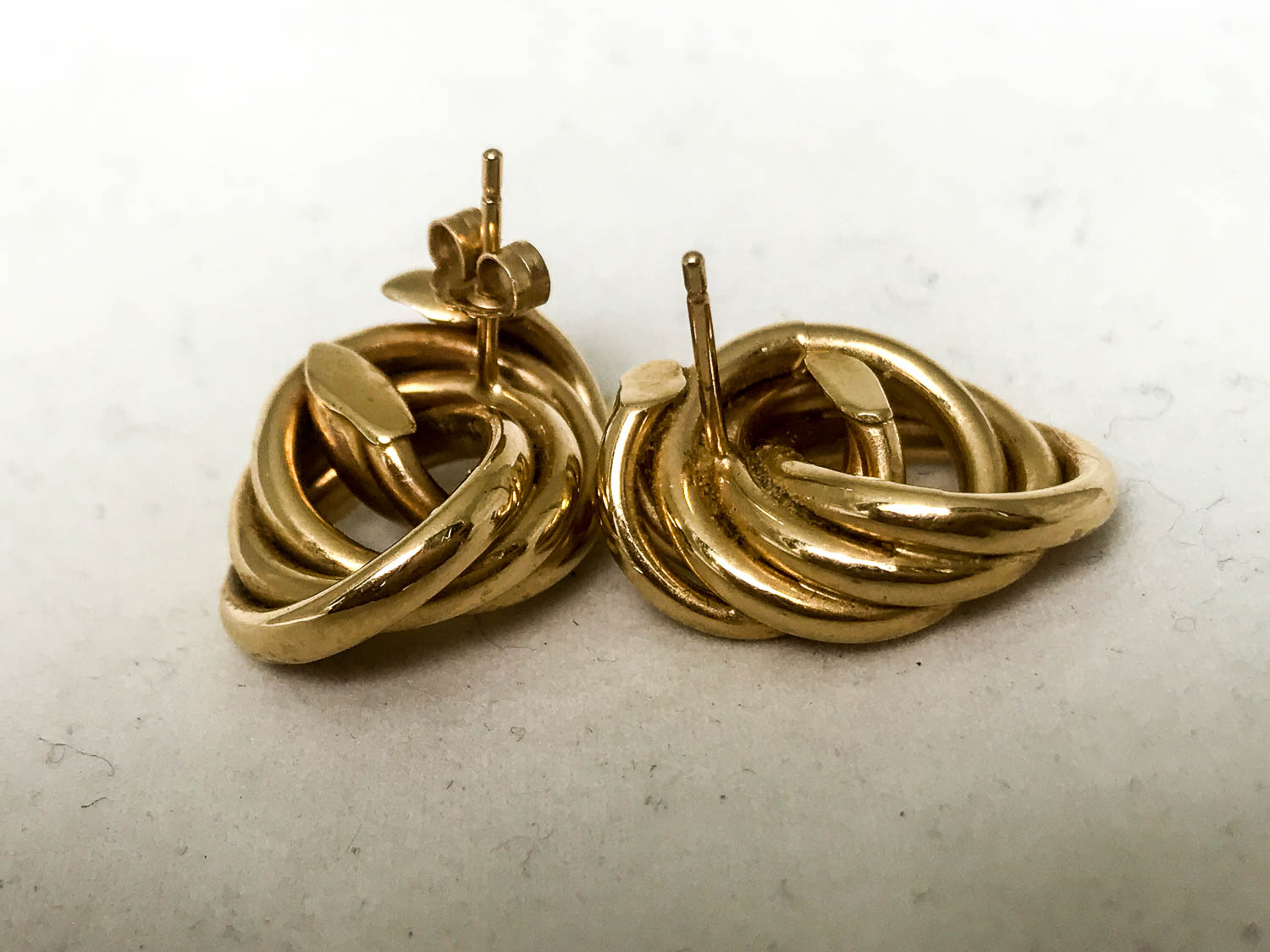 Pair of 14K Gold Earrings