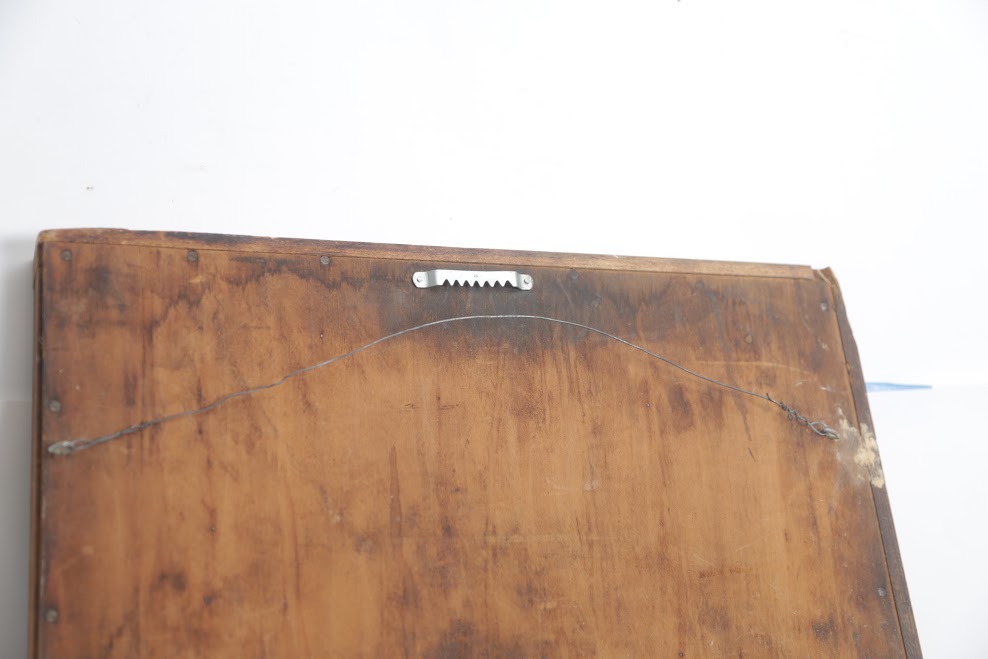 Printer's Tray and Vintage Fireplace Bellows