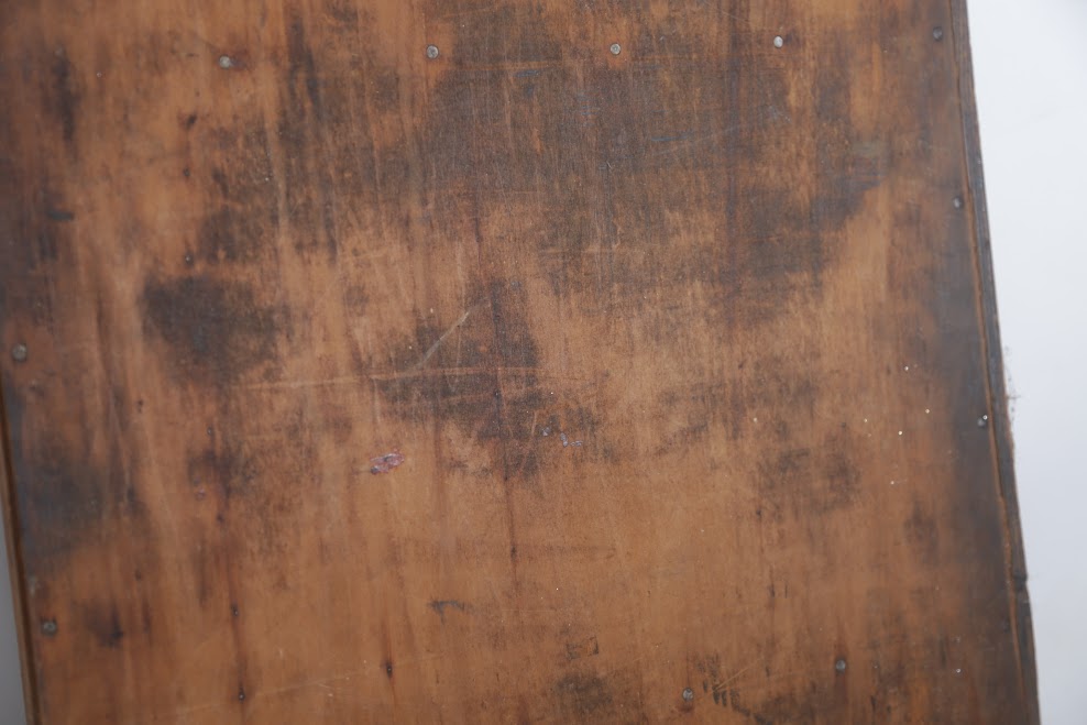 Printer's Tray and Vintage Fireplace Bellows