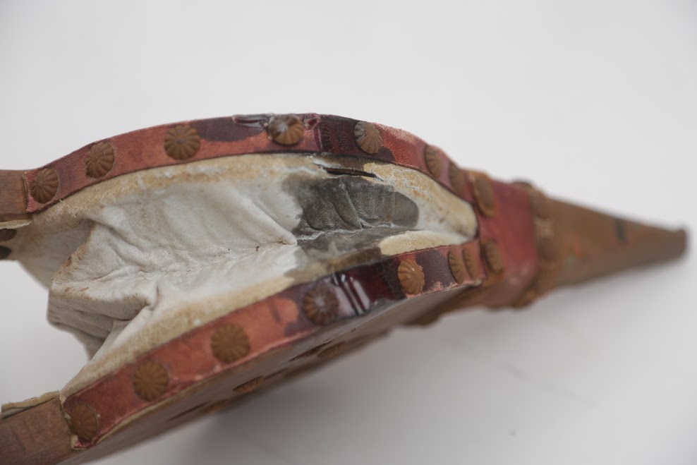 Printer's Tray and Vintage Fireplace Bellows