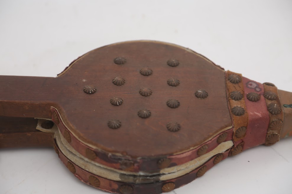 Printer's Tray and Vintage Fireplace Bellows