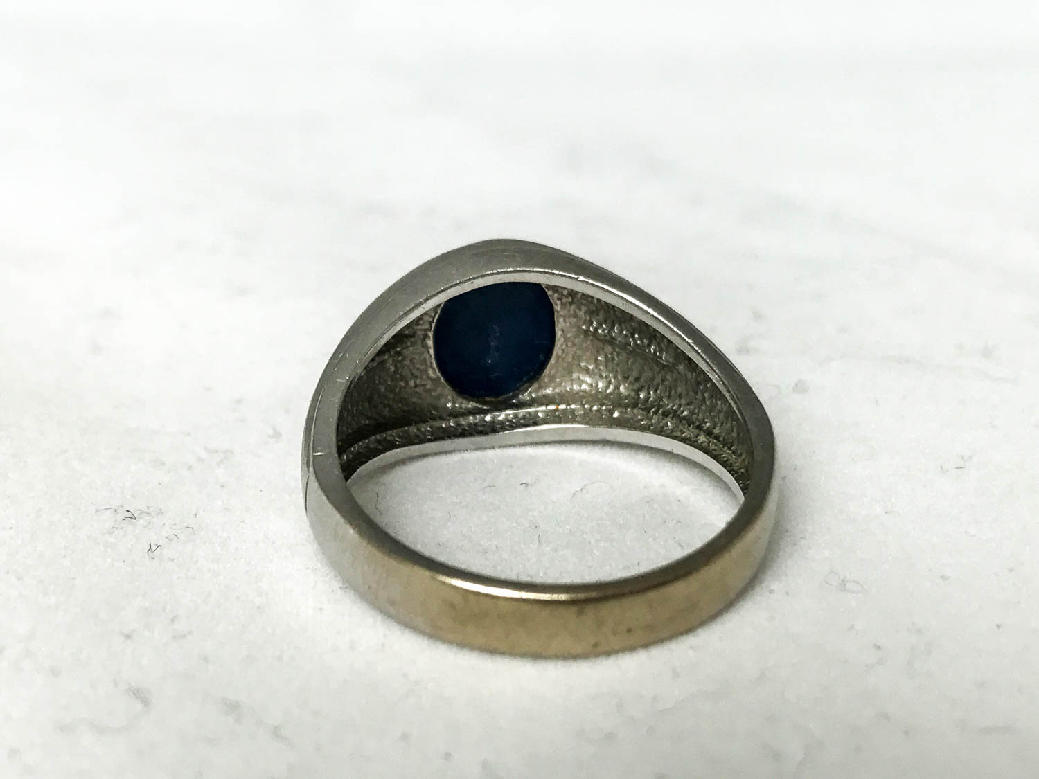 Synthetic Blue Star Sapphire Ring
