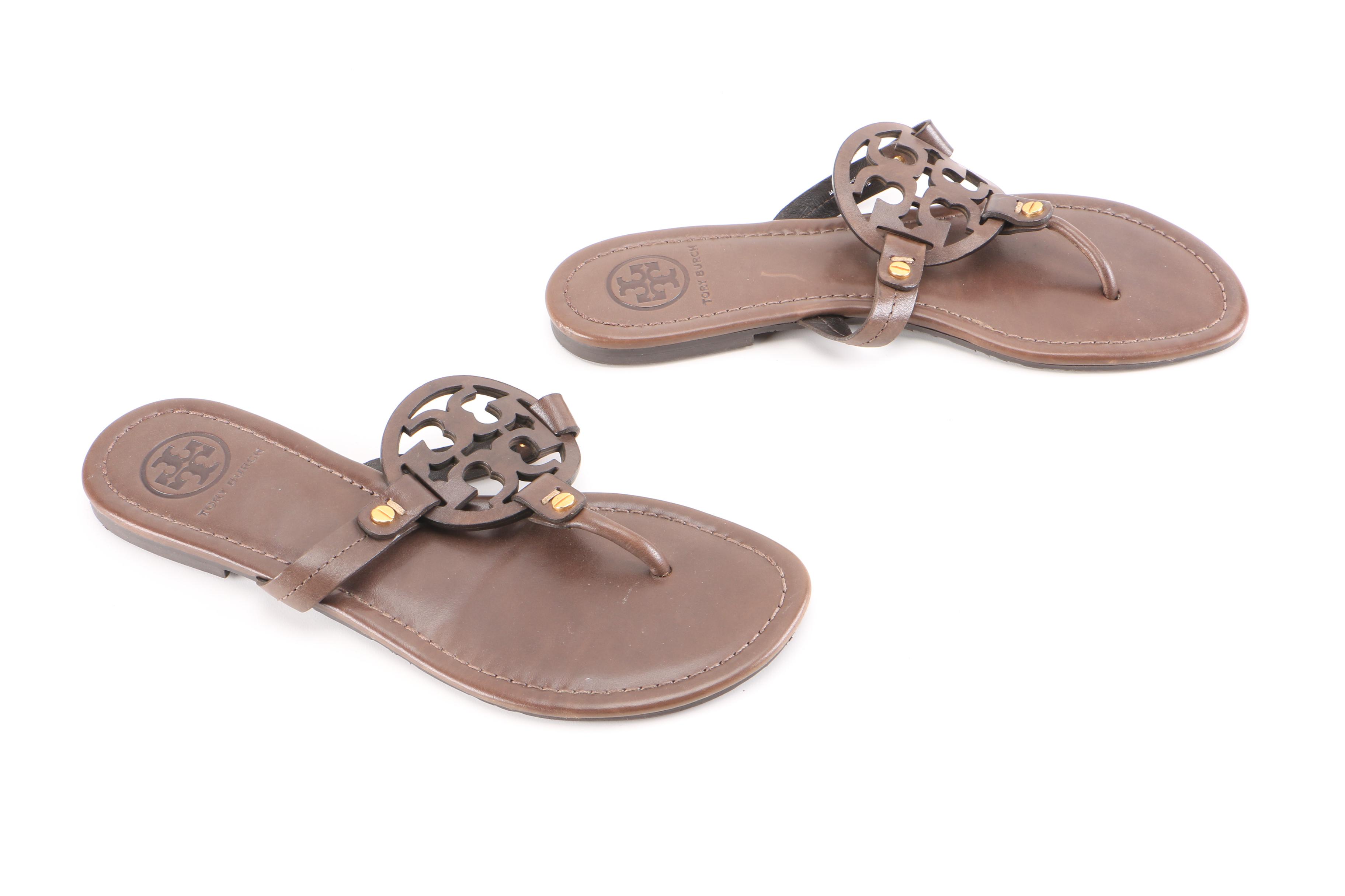 Tory Burch Leather Sandals