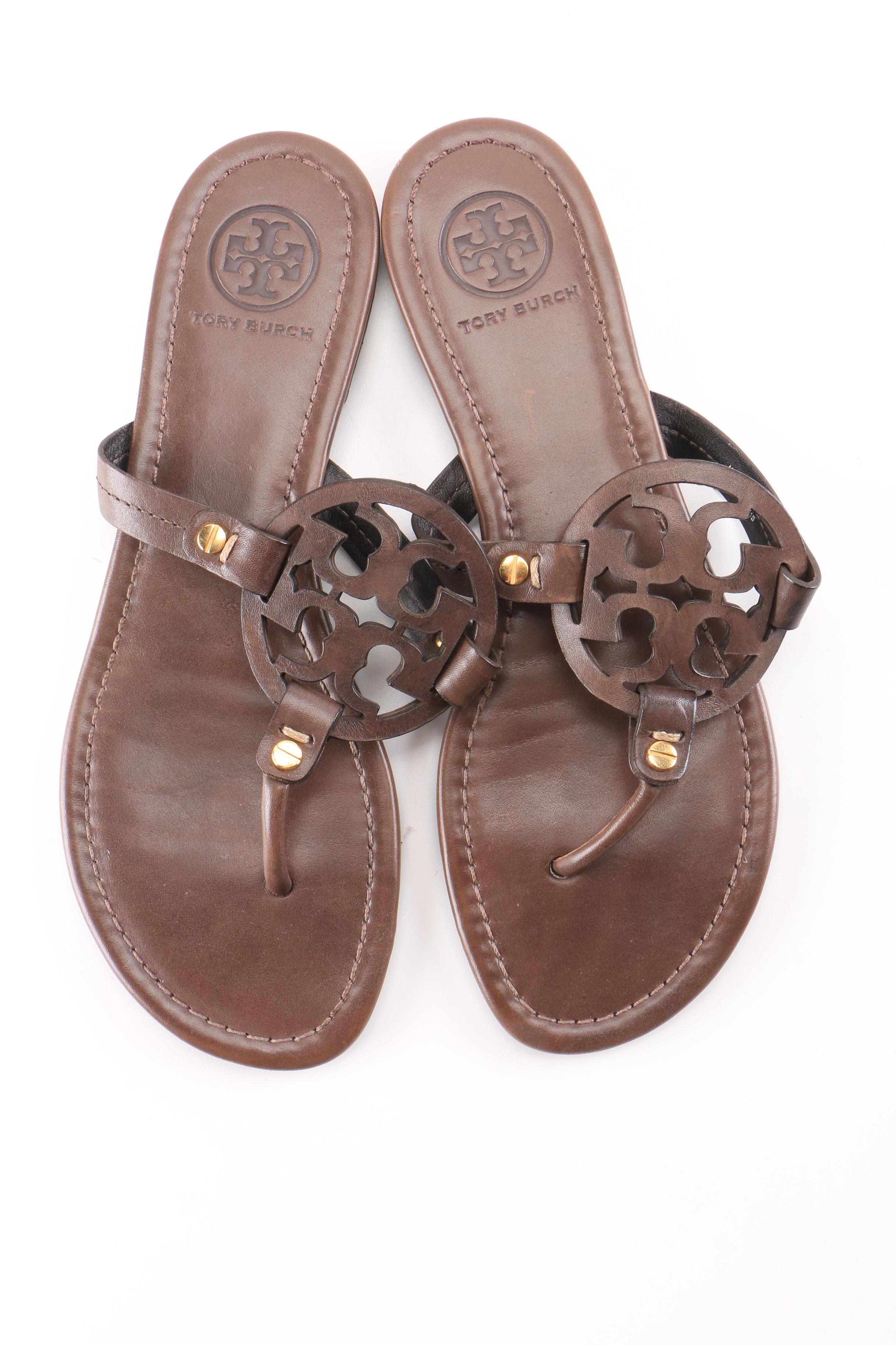 Tory Burch Leather Sandals