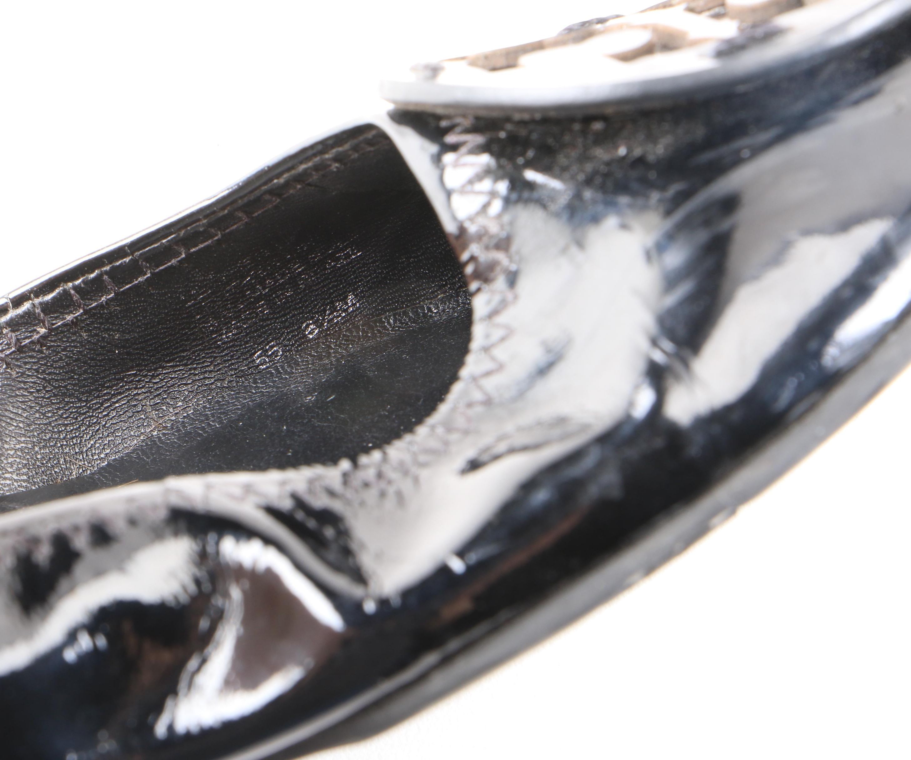 Tory Burch Black Patent Leather Flats