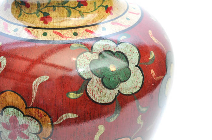 Floral Ceramic Urn