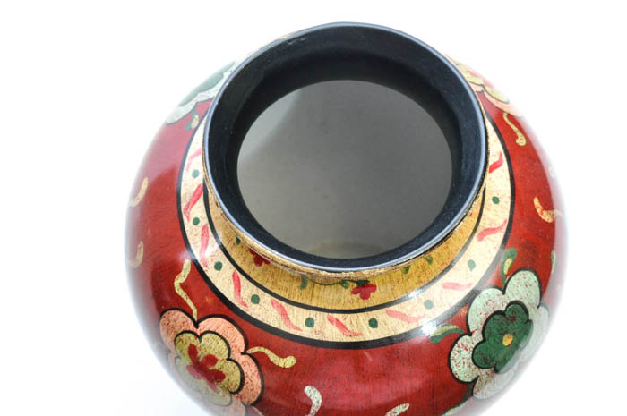 Floral Ceramic Urn