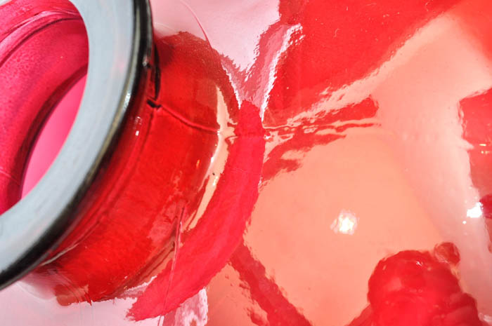 Large Cranberry Glass Vases