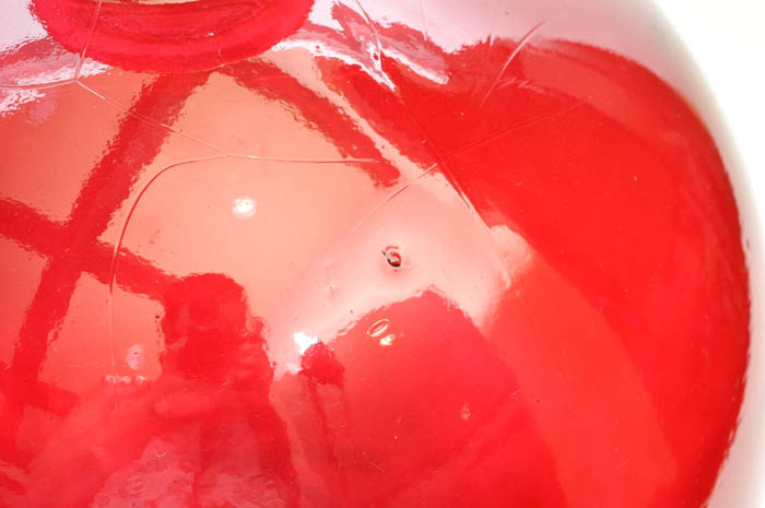 Large Cranberry Glass Vases