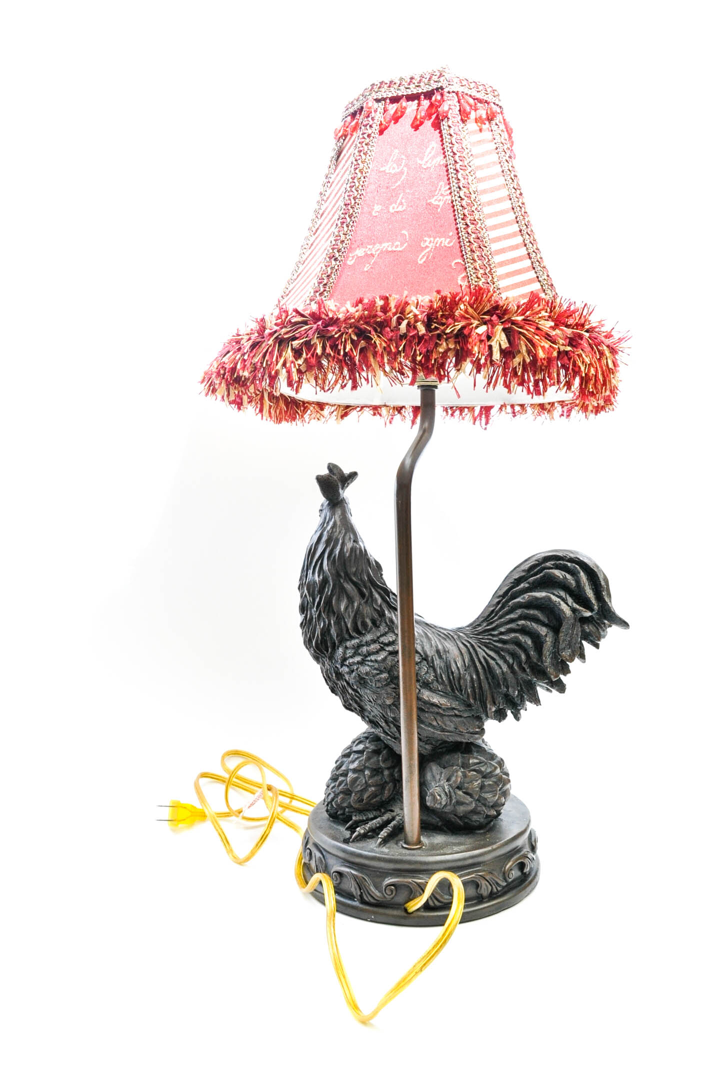 Rooster Motif Table Lamp