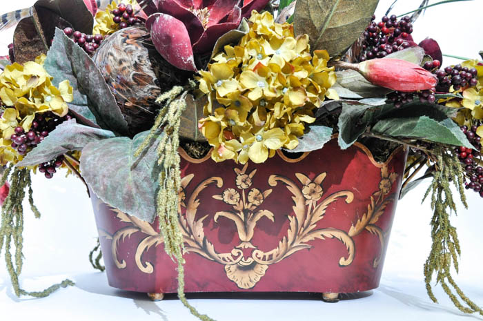 Decorative Silk Flower Arrangement