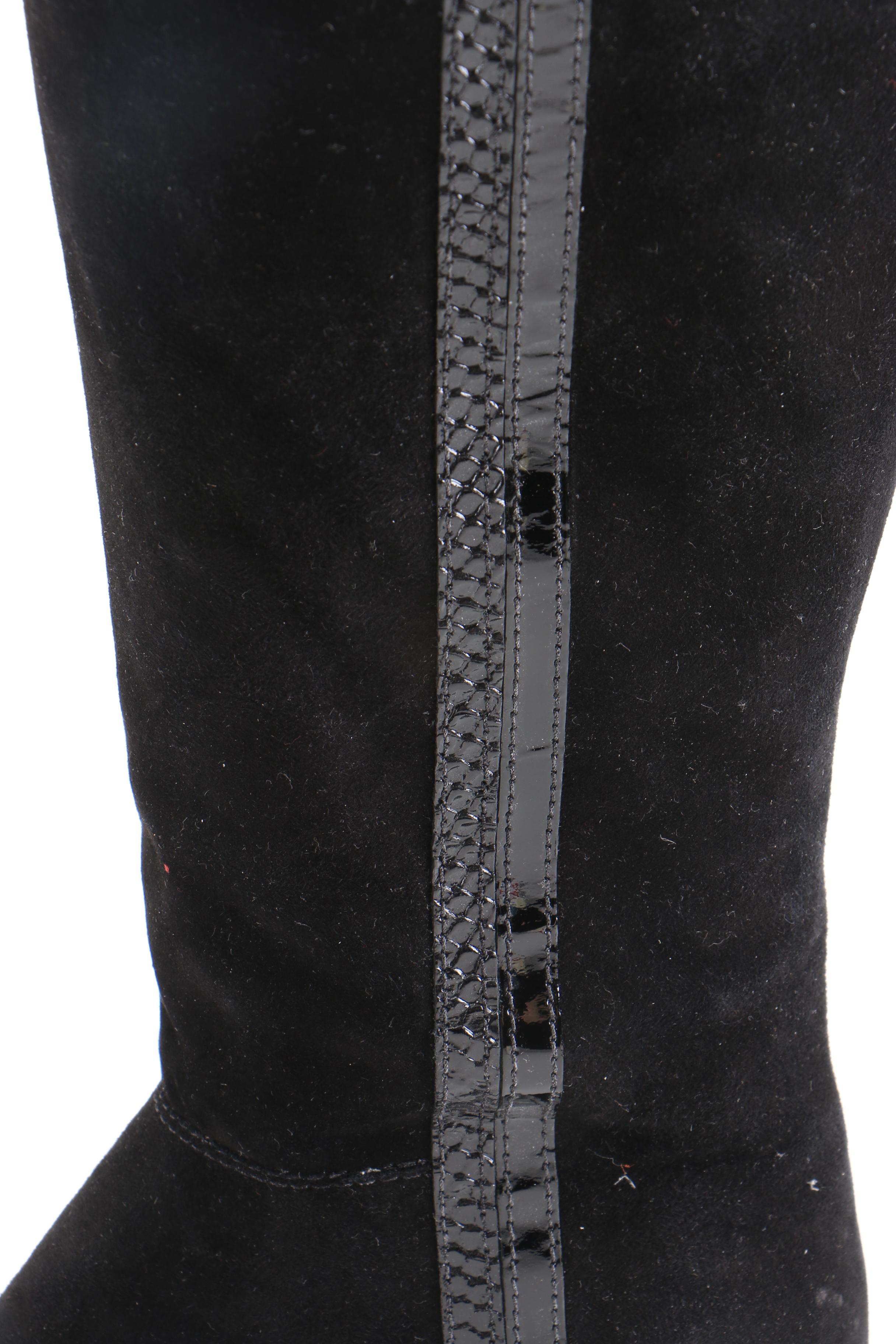Tory Burch Black Suede Boots