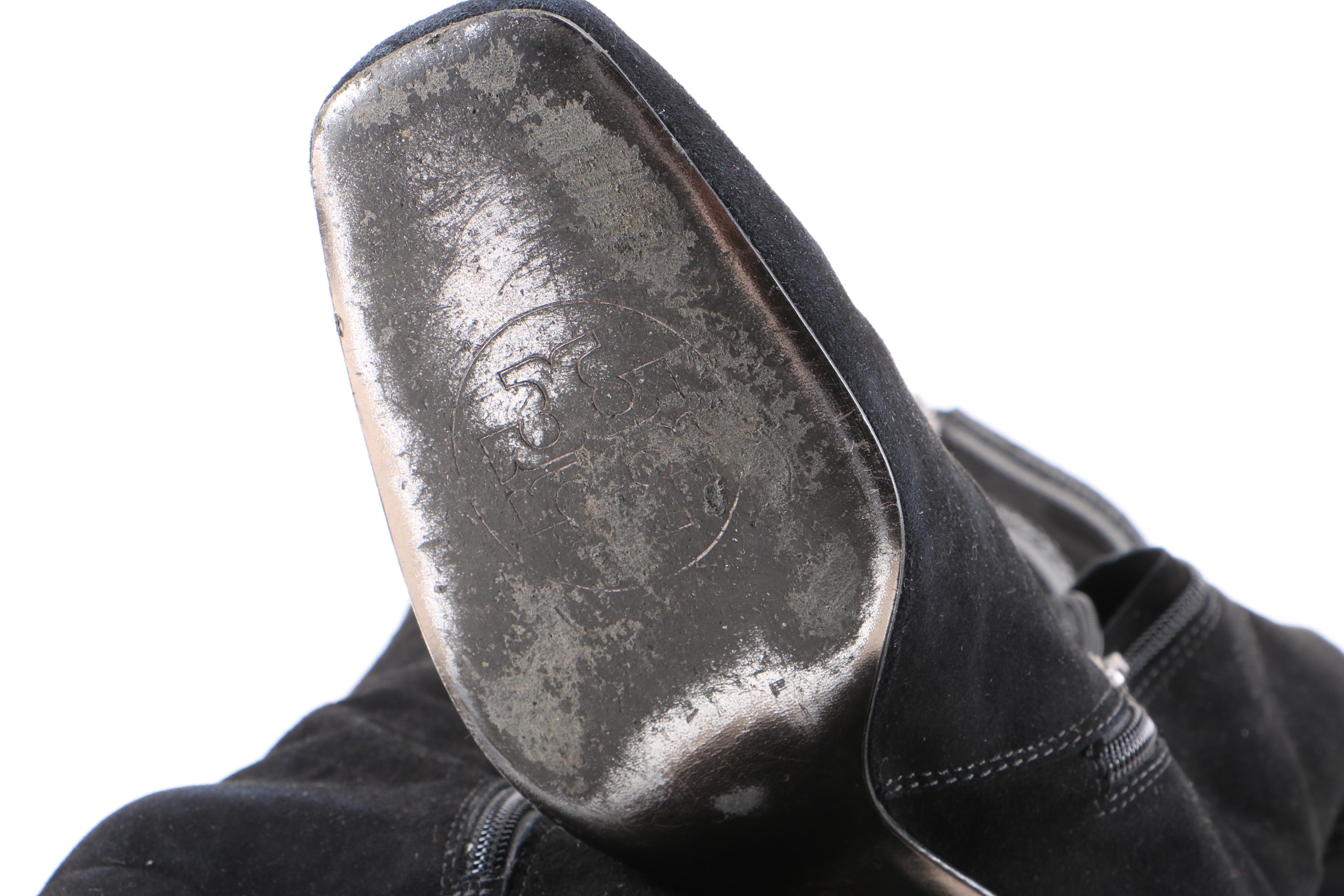 Tory Burch Black Suede Boots