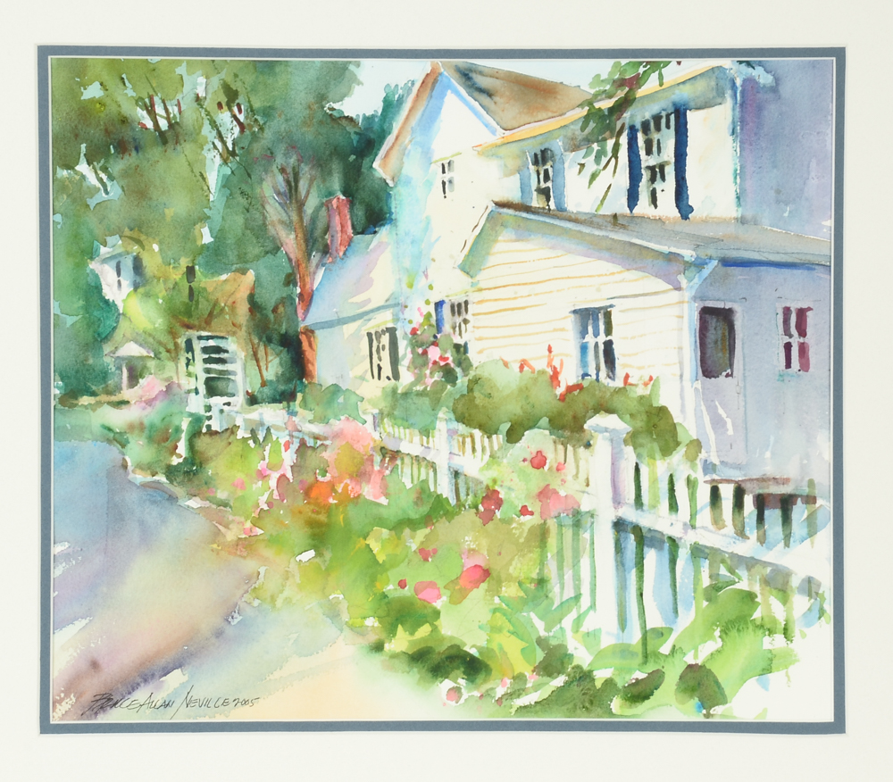 Bruce Allan Neville Original Watercolor Painting