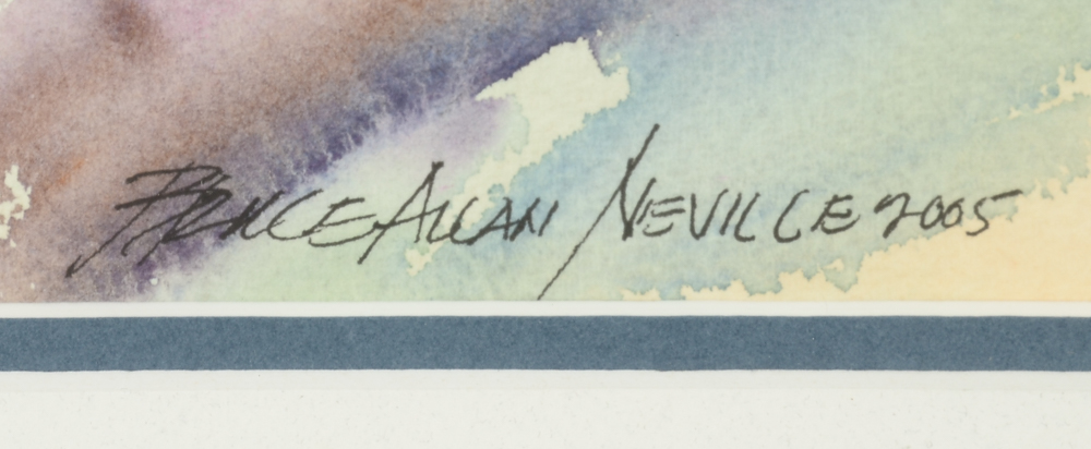 Bruce Allan Neville Original Watercolor Painting