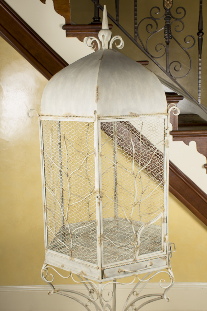 Curry and Company Bird Cage and Stand