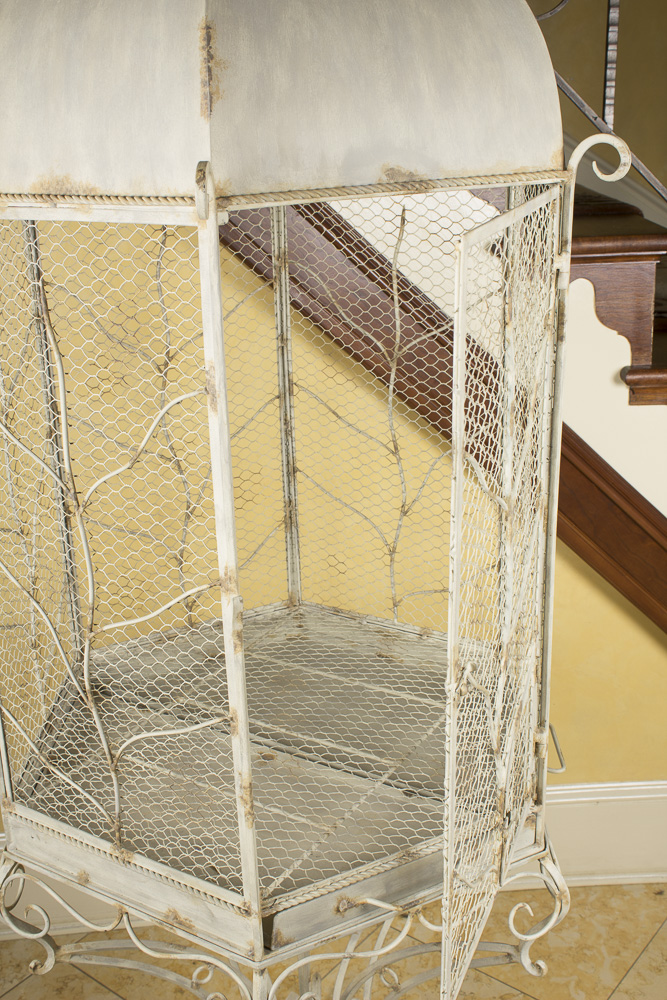 Curry and Company Bird Cage and Stand