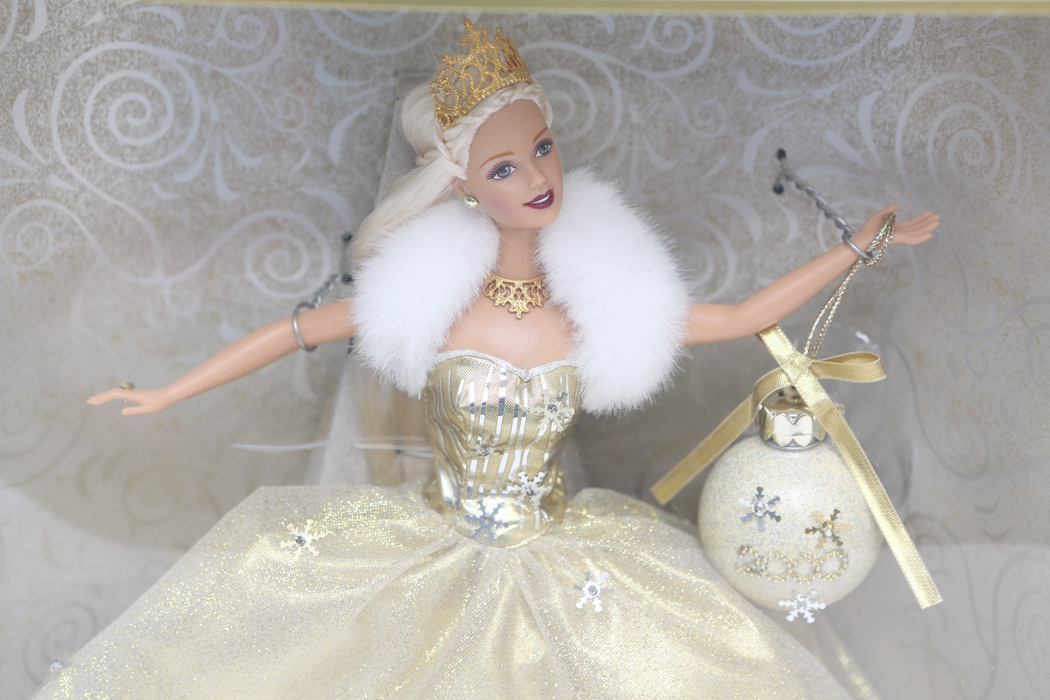 "Happy Holidays Barbie" and "Celebration Barb"e: