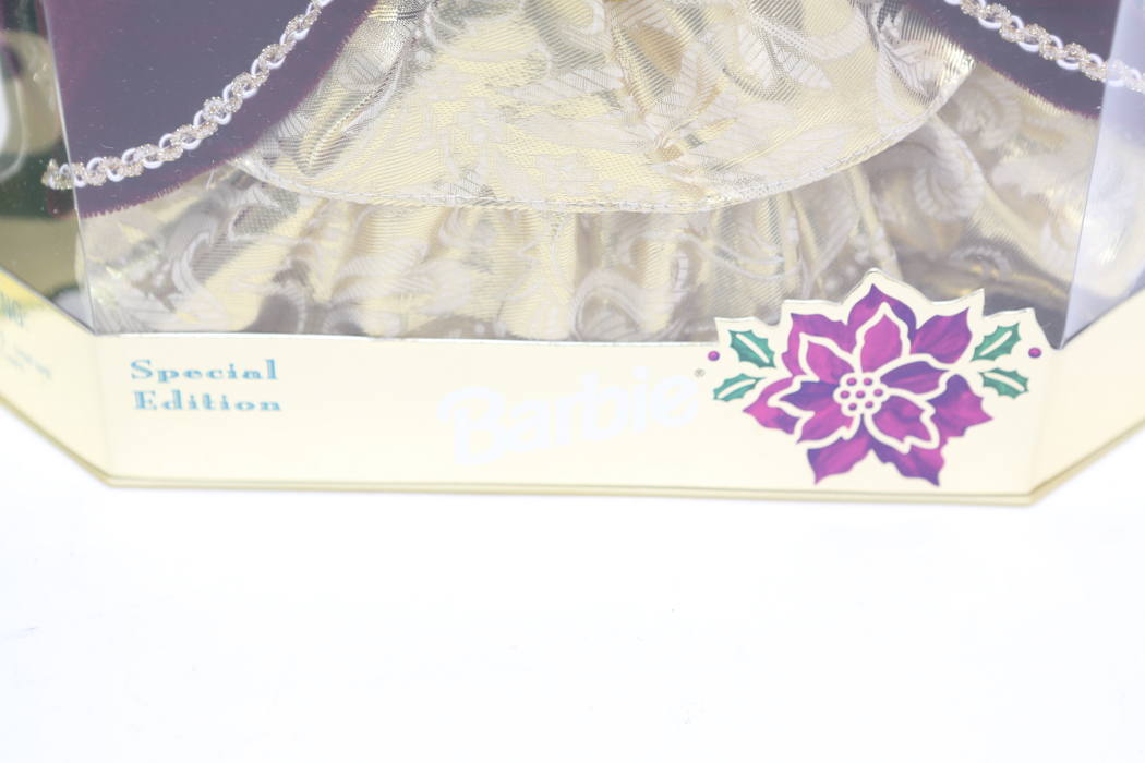 Pair of Special Edition "Happy Holidays" Barbies