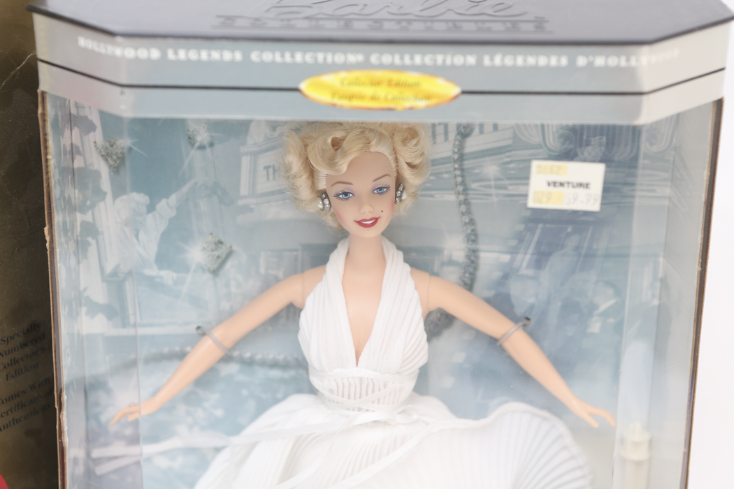Elvis "Jailhouse Rock" Doll and Barbie as "Marilyn" in the Seven Year Itch