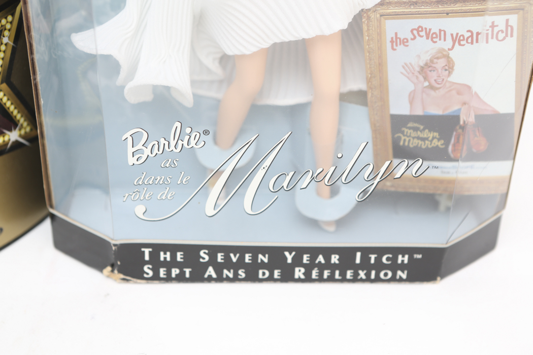 Elvis "Jailhouse Rock" Doll and Barbie as "Marilyn" in the Seven Year Itch