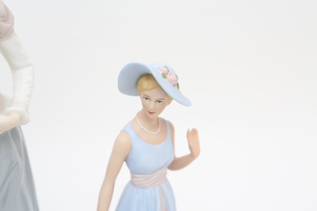 Two HOMCO Figurines "Lady Catherine" and "Camille"