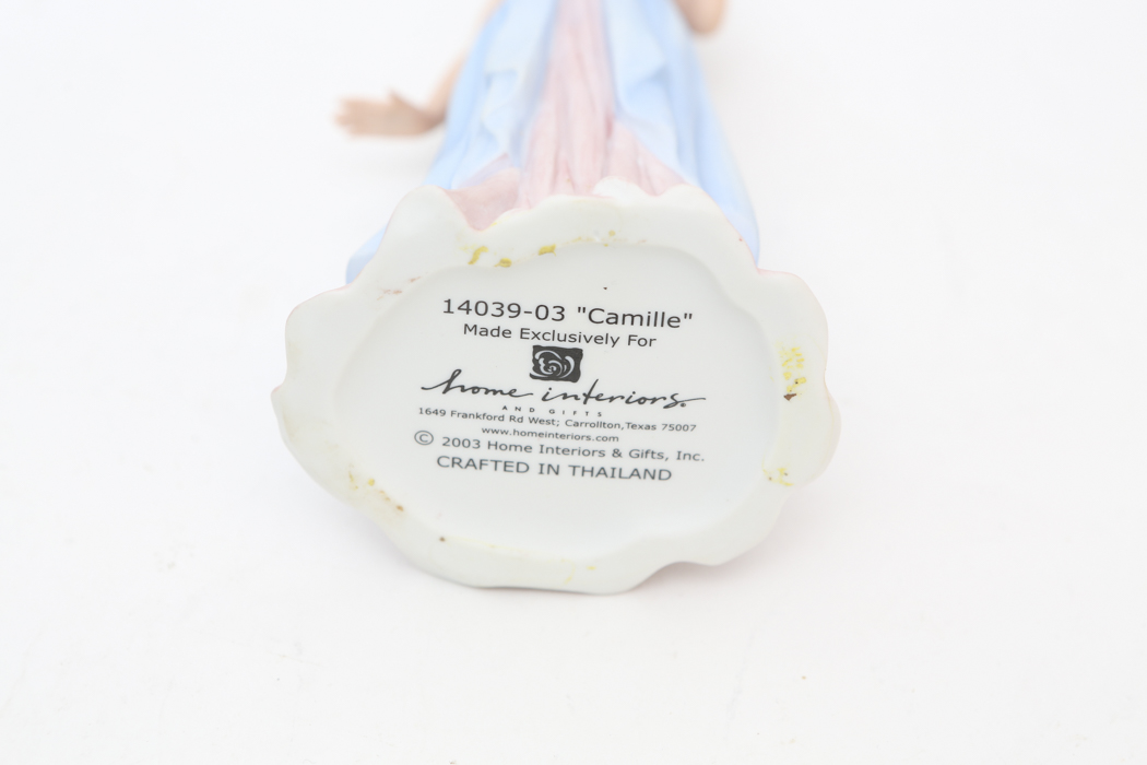 Two HOMCO Figurines "Lady Catherine" and "Camille"