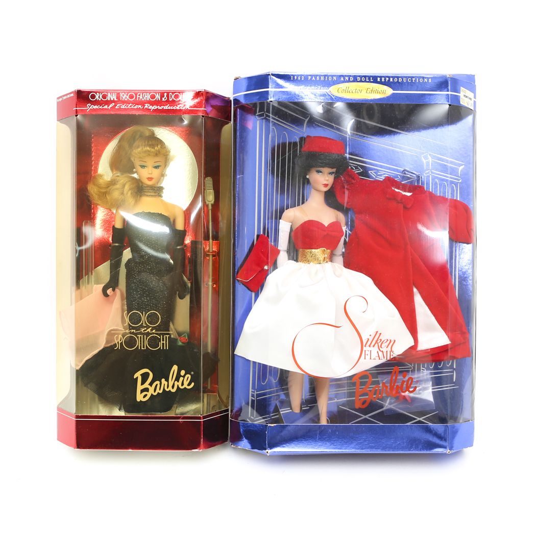 "Solo in the Spotlight" Barbie and "Silken Flame" Barbie