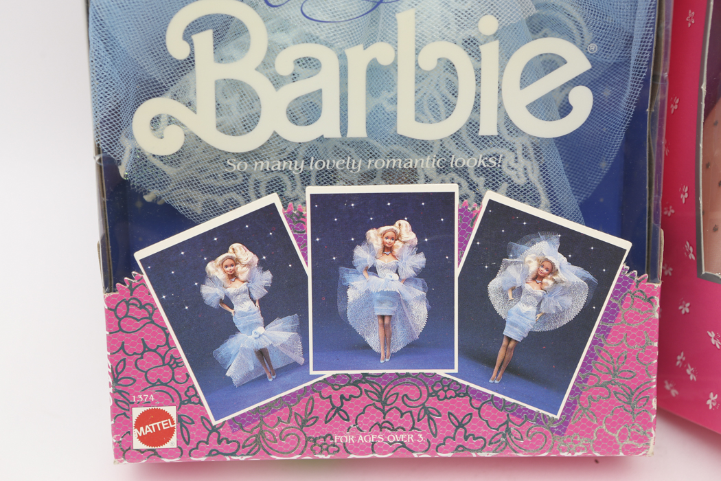 Limited Edition "Peach Pretty" Barbie and "Frills and Fantasy" Barbie