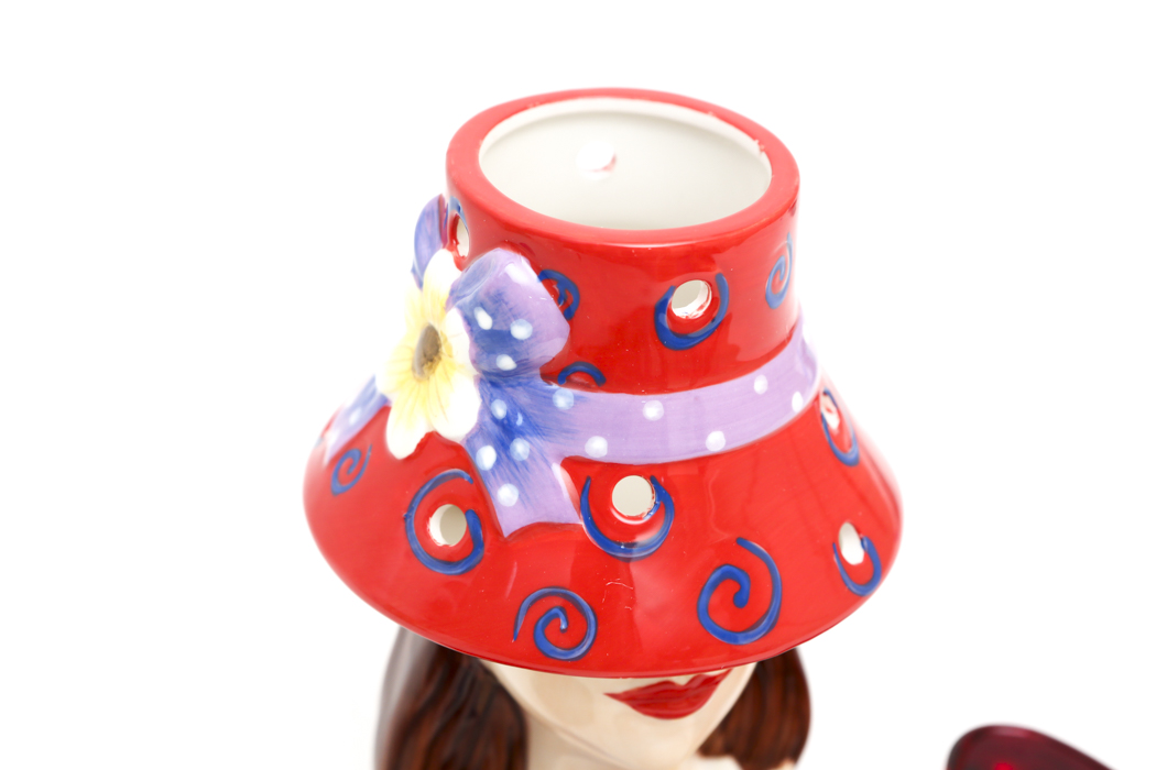 Three Home Interiors Candle Holders