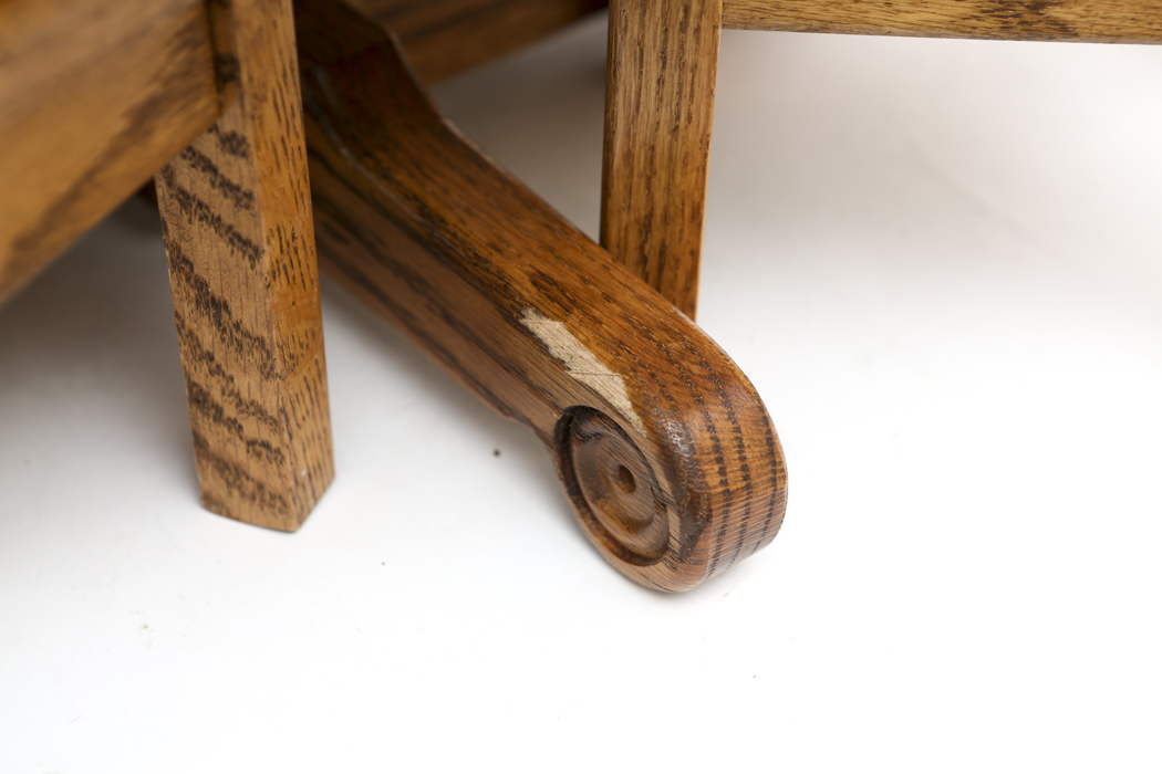 Solid Oak Table and Chairs for Dolls