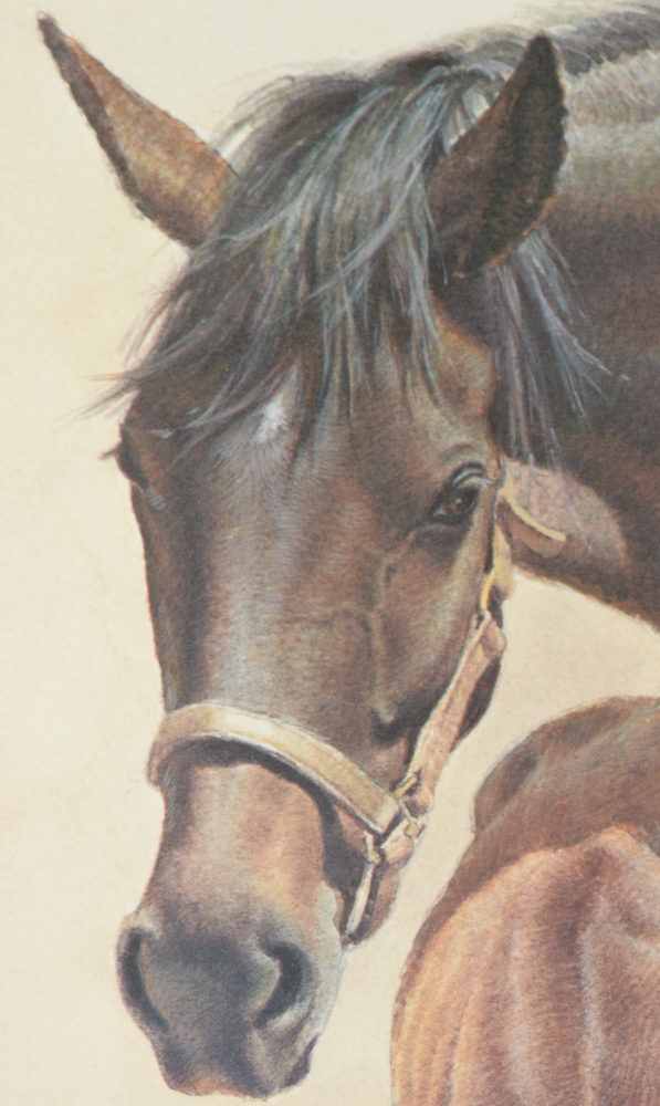 Fred Stone Signed Limited Edition Offset Lithograph "The Water Trough"