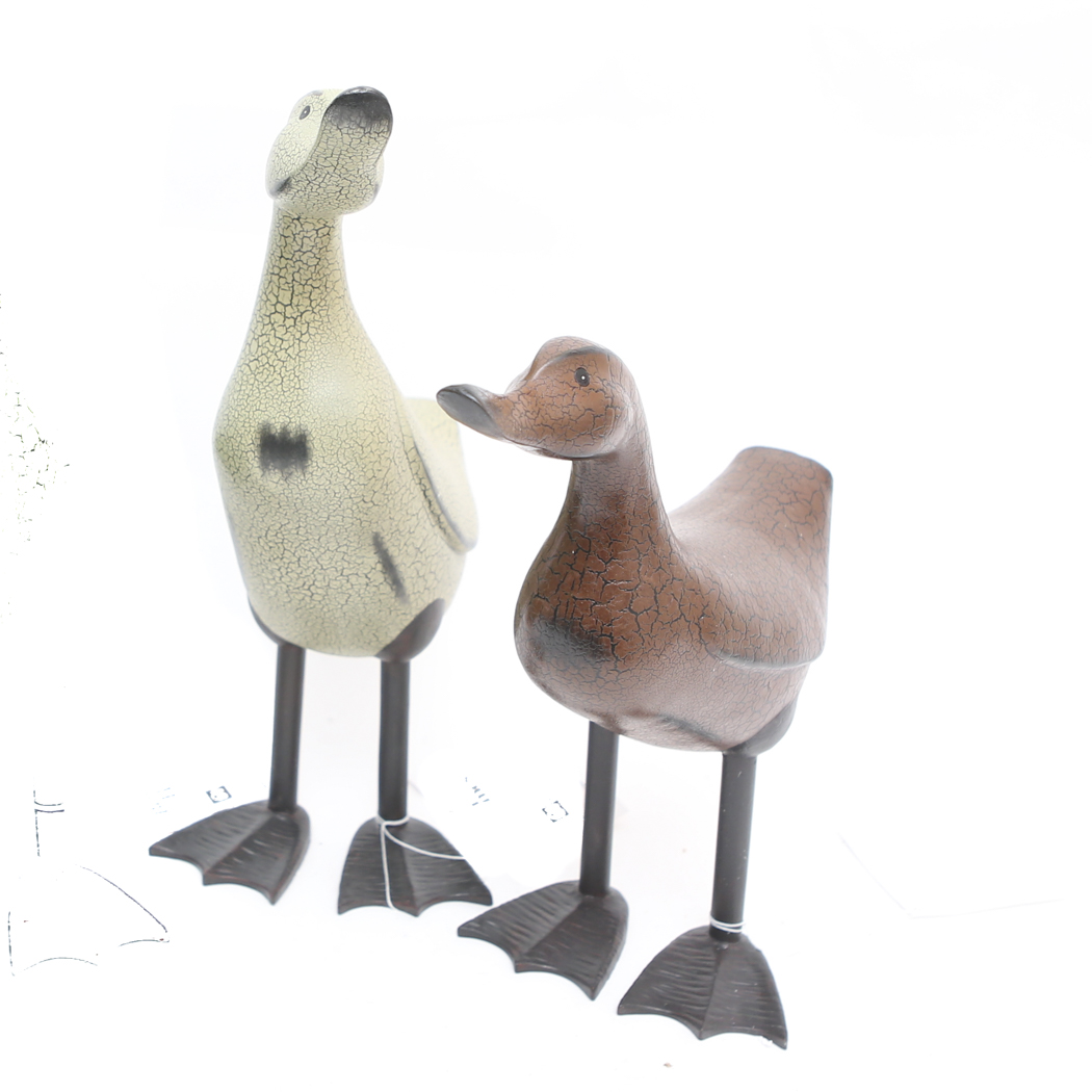 Pair of Wooden Ducks by Home Interiors