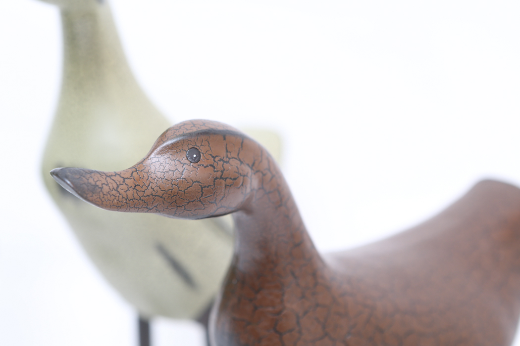 Pair of Wooden Ducks by Home Interiors