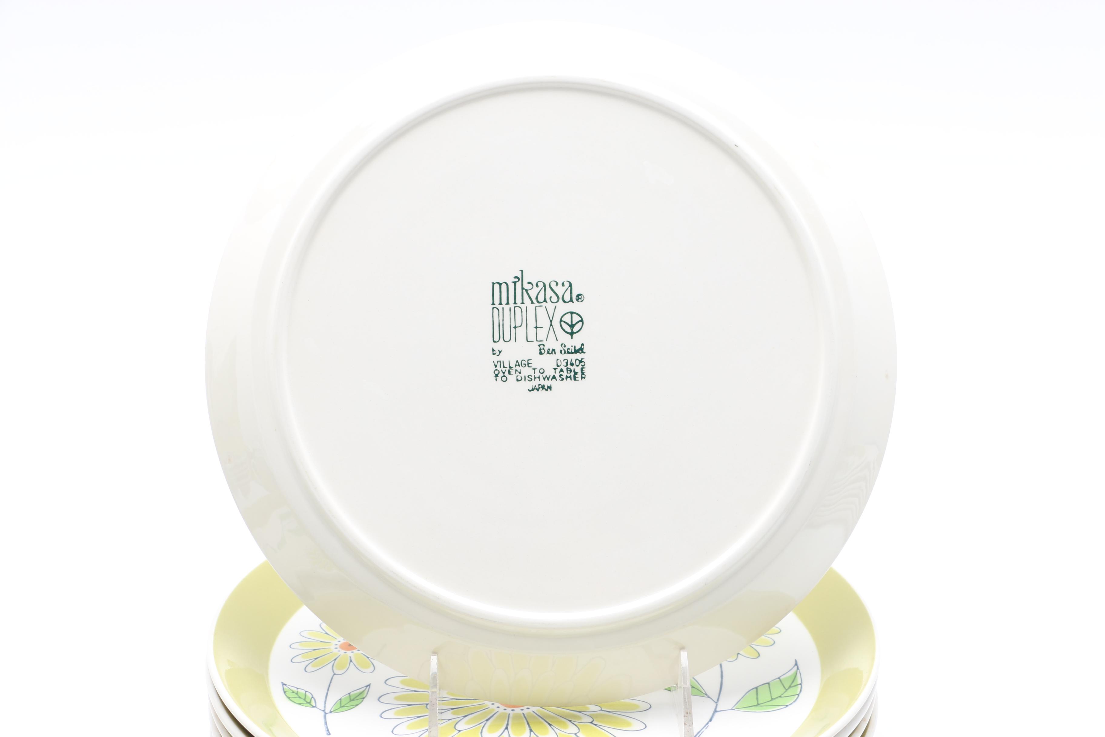 Vintage Mikasa "Duplex" Dinnerware Designed by Ben Seibel